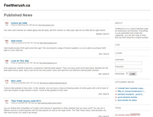 Tablet Screenshot of feeltherush.ca